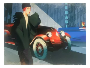 Danuta Dabrowska-Siemaszkiewicz, Red Renault, 2010s, Screen Print