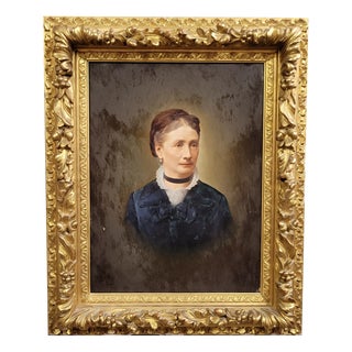 Jules-Émile Saintin, Notable Woman, 1850, Oil Painting, Framed For Sale