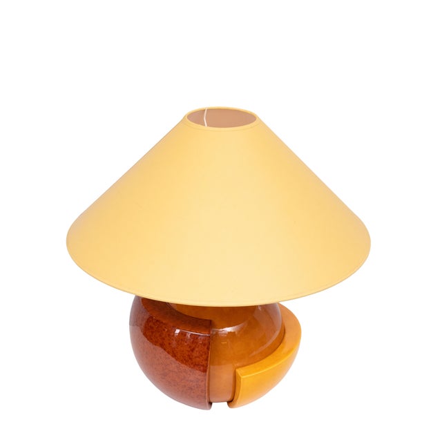 Post Modern Ceramic Table Lamp by François Chatain, France, 1980s For Sale - Image 6 of 13