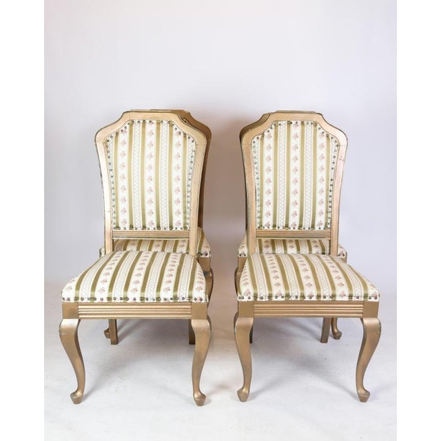 Vintage Rococo Chair in Glit Wood, 1930s For Sale - Image 3 of 12