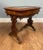 Victorian Walnut Side Table with Whitby Abbey Eglomise Reverse Painting, 1840 For Sale - Image 12 of 15
