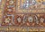 Vintage Persian Tabriz Square Area Rug, Hand-Knotted Wool & Silk, Fine Medallion Floral Pattern, Ivory & Brown, 7x7 For Sale - Image 16 of 16