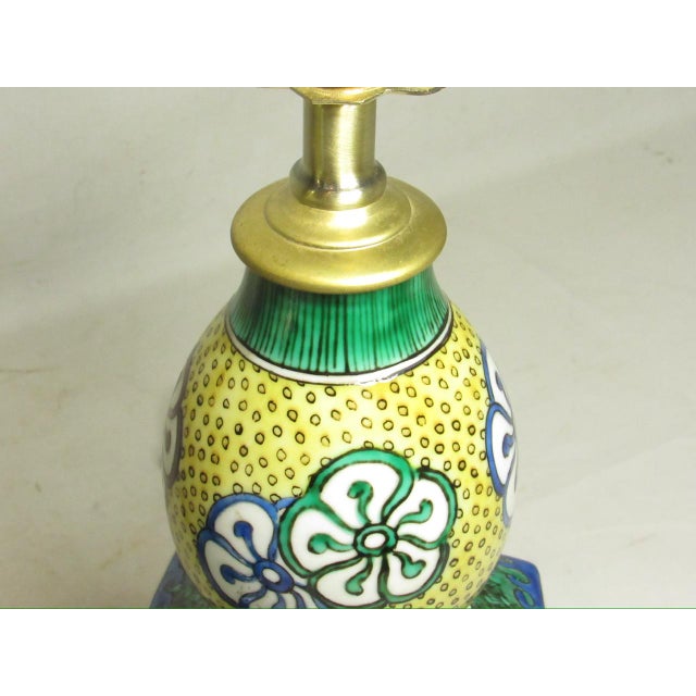 Pair of Japanese Porcelain Kutani Lamps For Sale - Image 14 of 15