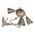 Vintage Brass Hanging Bells (3) With a Bird For Sale