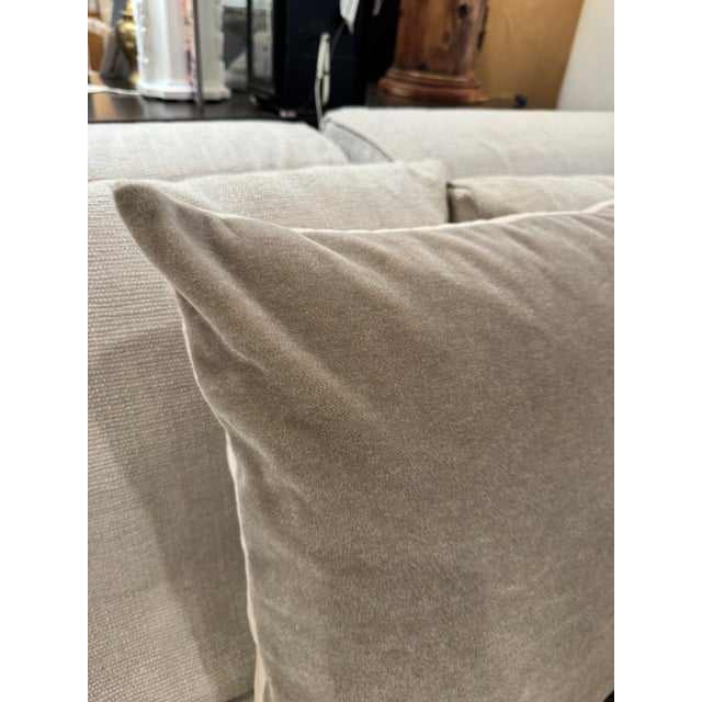 Textile Eastern Accents Taupe Throw Pillows, Pair For Sale - Image 7 of 12