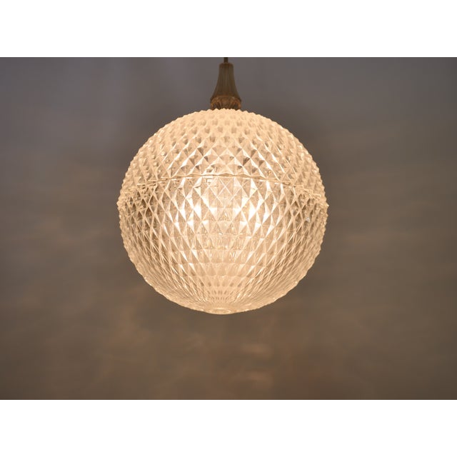 Plastic Space Age Ceiling Lamp in Plastic by Aloys Gangkofner for Erco, 1970s For Sale - Image 7 of 9