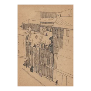 1930s Norman Kent Paris Street Scene