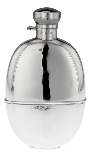 Silver Hip Flask, Sheffield, England, 1926