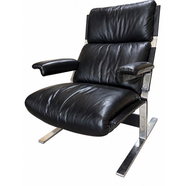 Vittorio Introini for Saporiti Italia P60 Lounge Chair & P61 Ottoman, Italy 1970 For Sale - Image 4 of 14