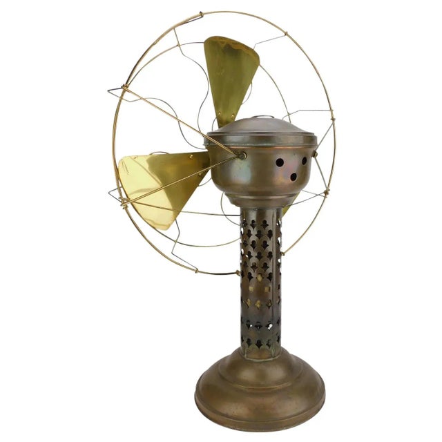 1910s Circa 1914 "The Thermo Fan" by Thermo Engine Company Hot Air Fan For Sale - Image 5 of 11