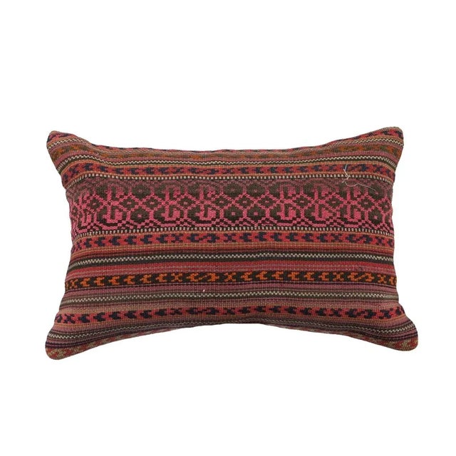Handmade Kilim Rug Pillow Cover For Sale - Image 4 of 4