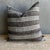 Mid-Century Modern Vintage Turkish Rug Hemp Pillow With Down Insert 22" X 22" For Sale - Image 3 of 5