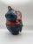Metal Antique Tibetan Cast Iron Buddha Head With Polychrome Decoration For Sale - Image 7 of 11