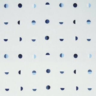 Schumacher X Caroline Z Hurley Joshua Tree Fabric in Blue Moons For Sale