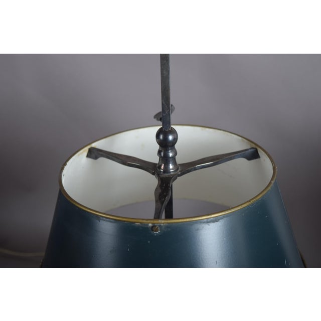French Bouillotte Lamps in Silvered Metal, 1940s, Set of 2 For Sale - Image 3 of 18