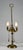 1950s Electrified 2-Light Oil Lantern Lamp in Brass with Snake Decorations For Sale - Image 5 of 10