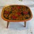 Wood 1950s Hand Painted Gilded Wooden Stool For Sale - Image 7 of 8