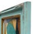 Contemporary Abstract Oil Painting in Vintage Blue Painted Frame For Sale In New York - Image 6 of 6