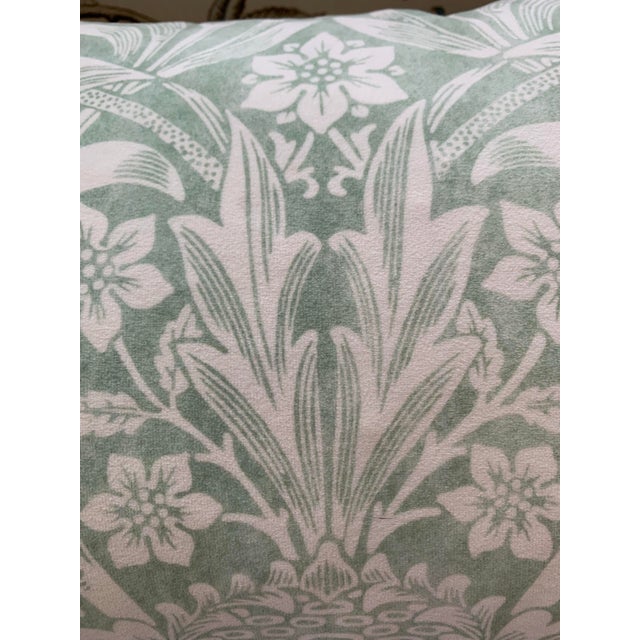 Textile William Morris at Home Green Sunflower Feather Filled Pillows For Sale - Image 7 of 12