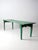 Antique Green Wooden Folding Table 8 Ft For Sale - Image 9 of 18