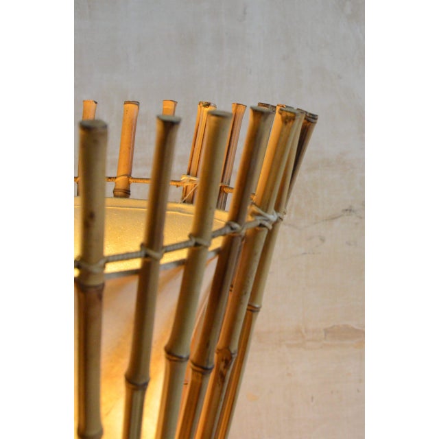 Bamboo Floor Lamp by Franco Albini, 1960s For Sale - Image 9 of 10