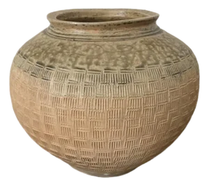 Antique Chinese Glazed Pottery Jar