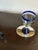 Glass Pair of Hand-Blown-Style Stemmed Wine or Cordial Glasses For Sale - Image 7 of 7