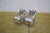 Antique Victorian Miniature Silver Dollhouse Furniture Settee Table Chairs 2" For Sale - Image 16 of 18
