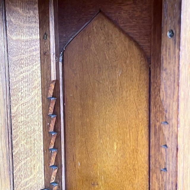 William IV Gothic Revival Side Cabinet in Oak, 1830 For Sale - Image 6 of 8
