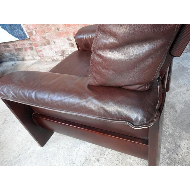 Stunning brown leather arm chair by the Leolux furniture makers, leather has lovely patina, no tears or any other damage...