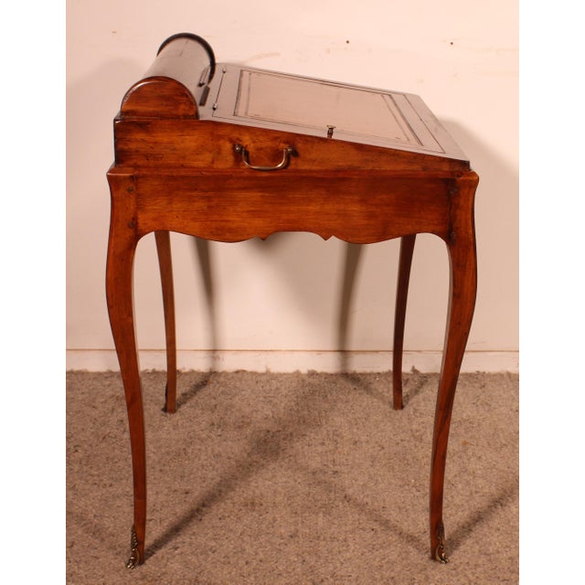 Napoleon III Walnut Desk or Games Table For Sale - Image 5 of 13