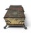 Rustic European Mid 20th Century Brass Trinket Box With Buckle and Lion Crest Design For Sale - Image 3 of 11
