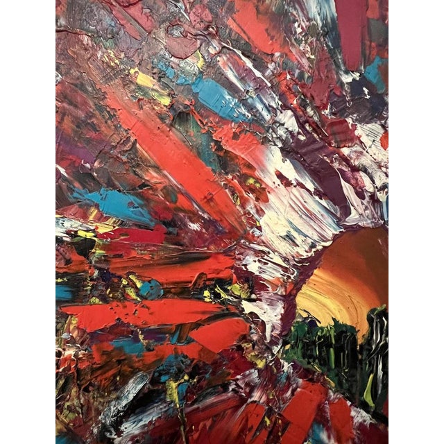 M. Thomas, Libération, 1959, Oil on Canvas For Sale - Image 4 of 10