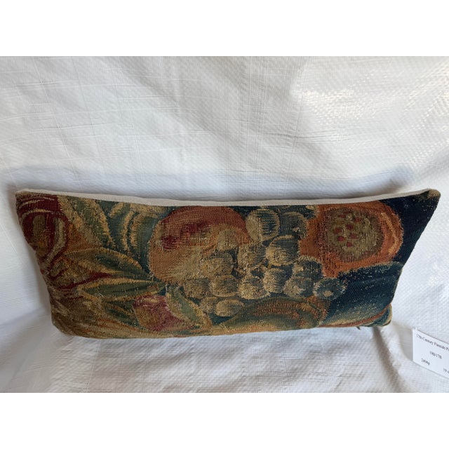 17th Century Flemish Fruit and Botanical Pillow For Sale In Los Angeles - Image 6 of 7