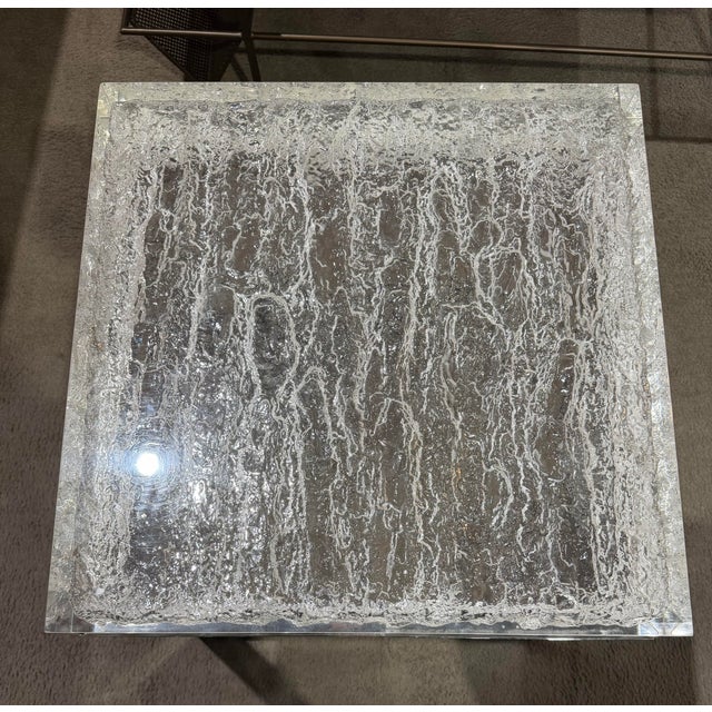 2020s Clear Acrylic "Arctic" Side Table Attributed to Bernhardt For Sale - Image 5 of 5