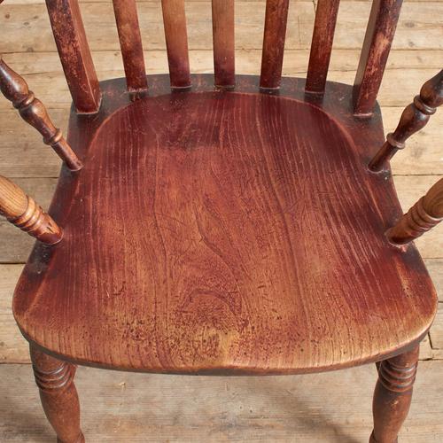 Antique Victorian Kitchen Chair For Sale - Image 3 of 12