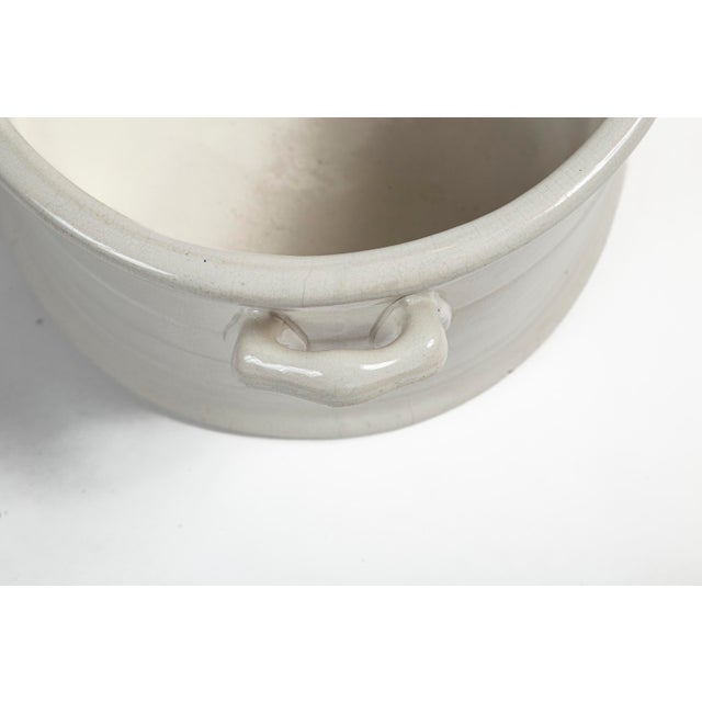 Antique White Ironstone Footbath, England, Circa 1910 For Sale - Image 11 of 12