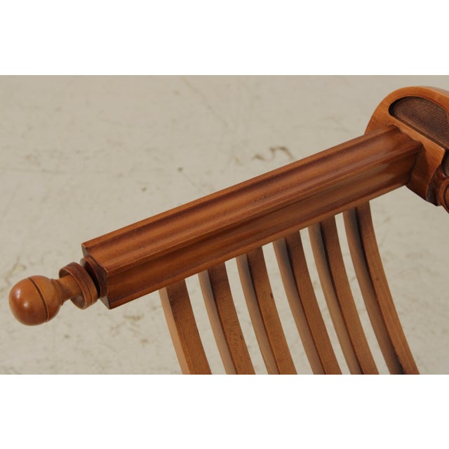 Vintage Savonarola Folding Chair For Sale - Image 13 of 18
