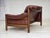 Swedish 2-Seater Sofa in Brown Leather and Dark Beech, 1970s For Sale - Image 14 of 18