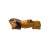 Wood Late 20th Century Safari Hand-Carved Wood Lion Figurine, Folk Art Sculpture, 6.4"h For Sale - Image 7 of 8