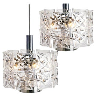 Modern Ceiling Lights from Kinkeldey, 1970s, Set of 2 For Sale
