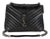 Saint Laurent College Medium Black Quilted Leather Top Handle Crossbody Bag For Sale
