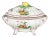 French Hand-Painted Faience Soup Tureen For Sale