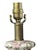 Traditional Peacock Floral Retro Pattern Table Lamps - Set of Two For Sale - Image 3 of 3