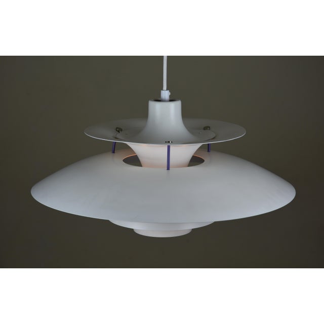 Early PH 5 Pendant Lamp with Spring Frame by Poul Henningsen for Louis Poulsen, Denmark, 1960s For Sale - Image 6 of 12