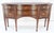 1970s Broyhyll Bow Front Crotch Mahogany Banded Top Sideboard Buffet Console For Sale - Image 5 of 10
