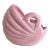 Circa 1970 Art Deco-Inspired Pink Porcelain Sleeping Swan Cachepot / Planter For Sale