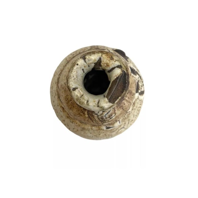 1960s Mid Century Modern Ceramic Pottery Weed Pot Vintage Retro 1960s For Sale - Image 5 of 6