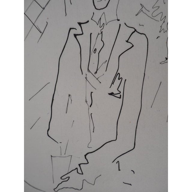 Jean Cocteau, The Count of Orgel's Ball, The Croupier, Original Engraving For Sale - Image 5 of 6