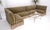 Dunbar Furniture Two Way Two Part "C" Shape Striped Upholstery Custom Sofa Couch w/ Tassels MINT! For Sale - Image 4 of 16